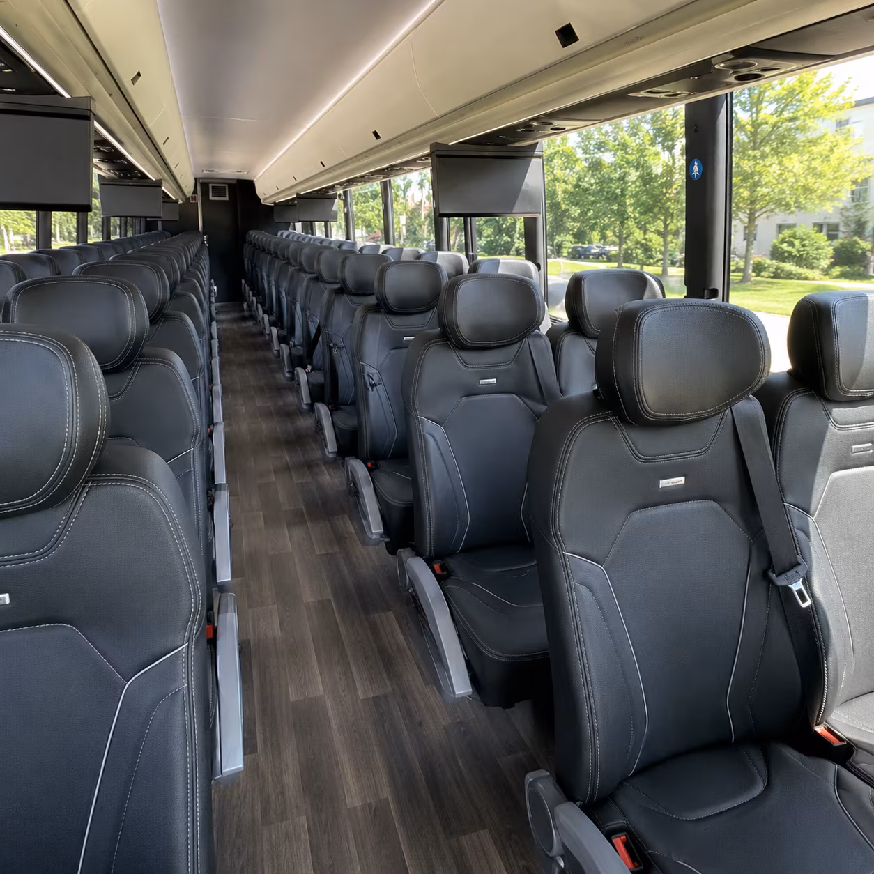 richardson charter bus rental interior